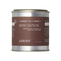 The New Savant Library in a Forest Candle