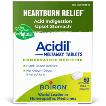 Boiron Acidil Heartburn Relief Meltaway Tablets