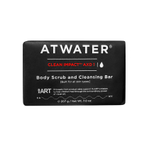 ATWATER Clean Impact Body Scrub and Cleansing Bar