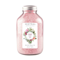 Mistral Bath Salts Glass Bottle - Lychee Rose