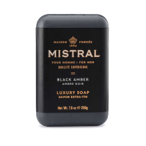 Mistral Men's Soap - Black Amber