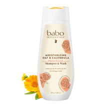 Babo Botanicals Moisturizing Oat & Calendula Shampoo & Wash
