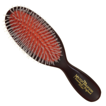 Mason Pearson Pocket Nylon Hairbrush - Dark Ruby