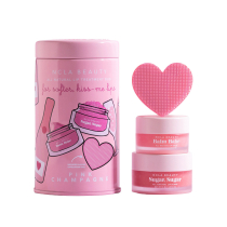 NCLA Beauty Pink Champagne Lip Care Duo + Lip Scrubber