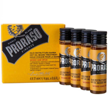 Proraso Single Blade -Beard Hot Oil- Wood & Spice