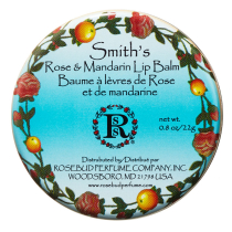 Rosebud Perfume Co. Smith's Rose and Mandarin Lip Balm (Tin)