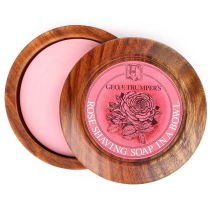 Geo. F. Trumper Shaving Soap with Wood Bowl - Rose