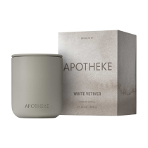 Apotheke Brooklyn White Vetiver 2-Wick Ceramic Candle