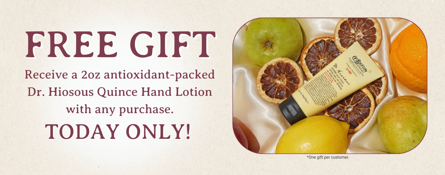 Free Gift with Purchase - 2 oz Dr. Hiosous Hand Lotion 