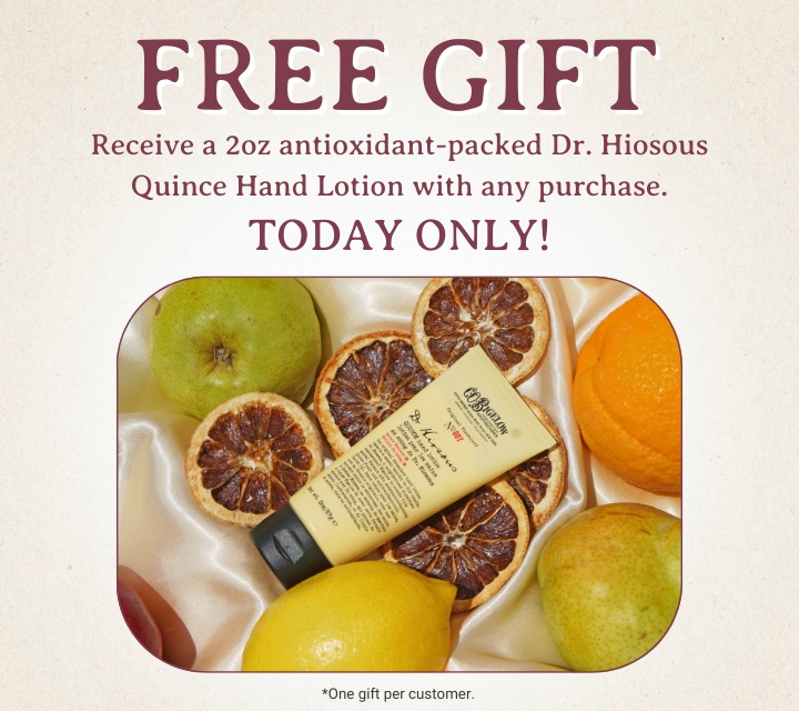 Free Gift with Purchase - 2 oz Dr. Hiosous Hand Lotion 